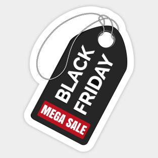 Black Friday sale badge Sticker